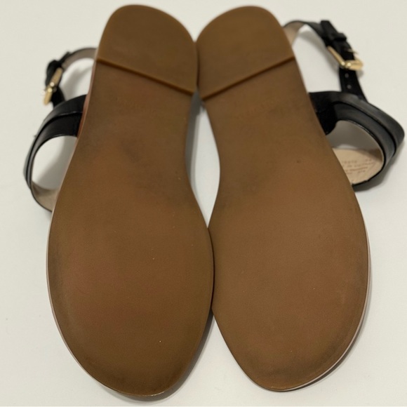 Cole Haan “Ainslee” Black Leather T-Strap Thong Sandals EUC - Picture 6 of 9